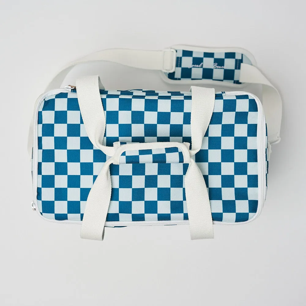 Packable Checker Cooler Bag