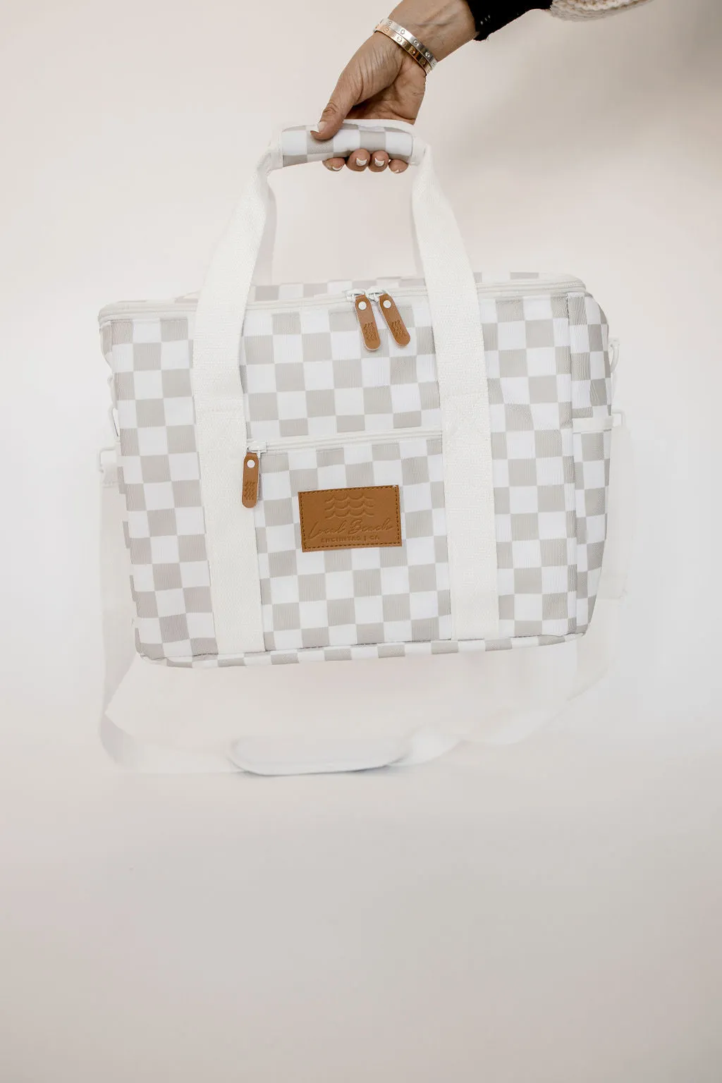Packable Checker Cooler Bag