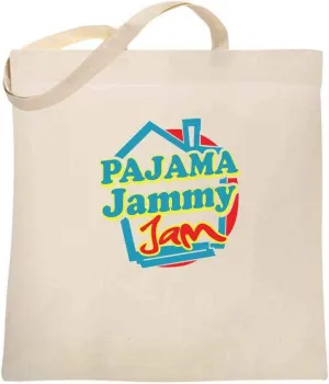 Pop Threads Pajama Jammy Jam Retro Vintage 90s Canvas Tote Bag