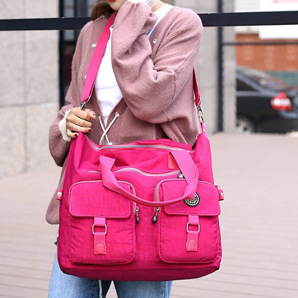Purses and Handbags for Women Fashion Versatile Satchel Purses with Multi Zipper Pocket Bucket Purse for Women
