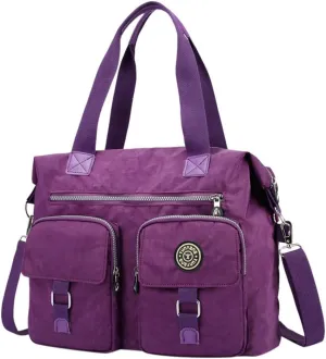Purses and Handbags for Women Fashion Versatile Satchel Purses with Multi Zipper Pocket Bucket Purse for Women