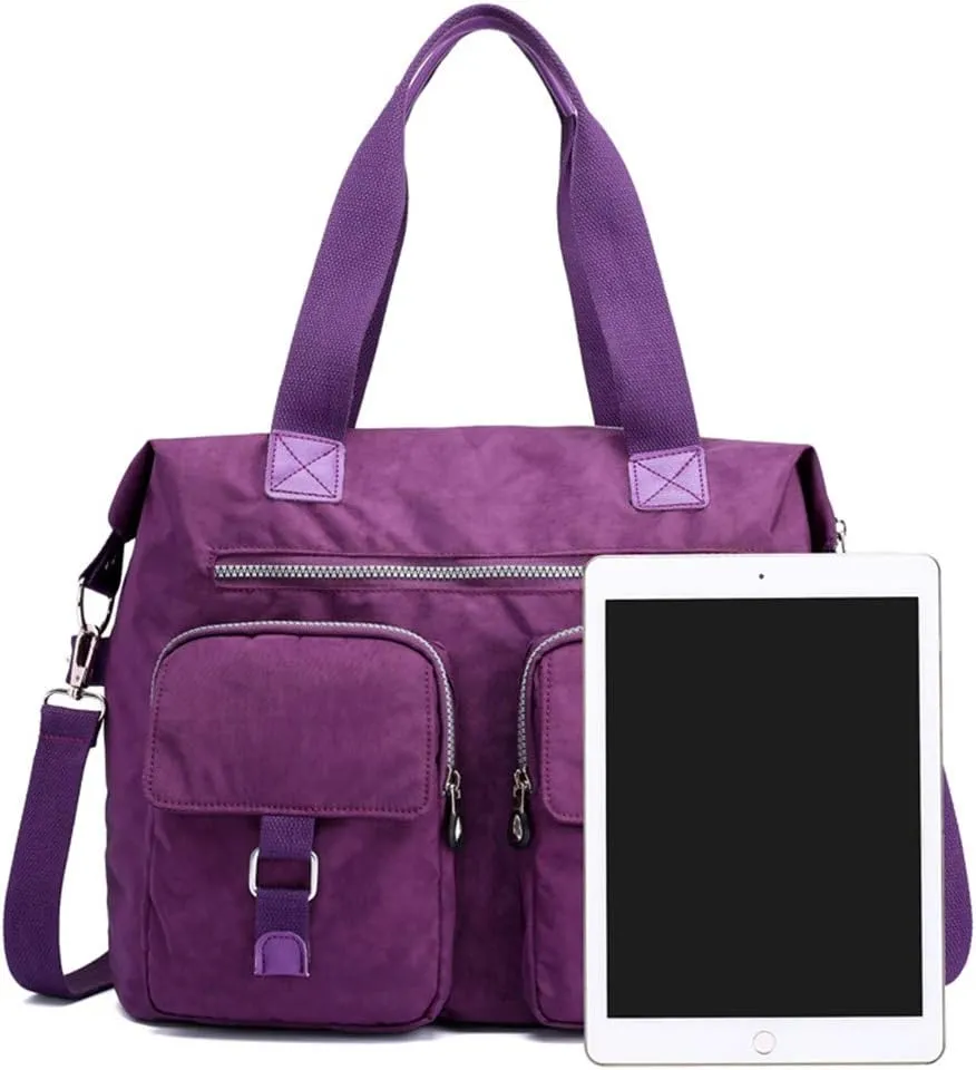 Purses and Handbags for Women Fashion Versatile Satchel Purses with Multi Zipper Pocket Bucket Purse for Women