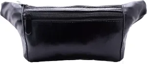 Rave Envy Cute Festival Fanny Waist Packs - Waist Bags for Women - Choice of Color (Leather - Black)
