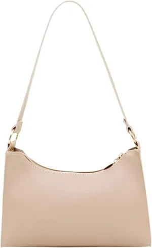 Retro Clutch Underarm Purse Fashion Women Artificial Leather Solid Color Underarm Bag Phone Bag Shoulder