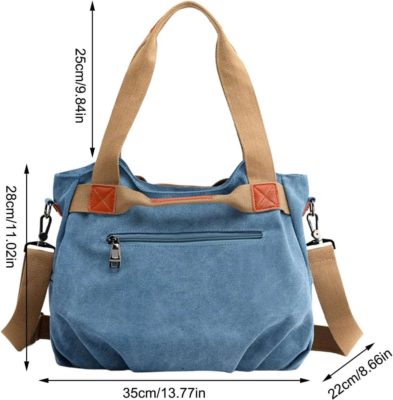 Retro Fashion One Shoulder Crossbody Women's Bag Large Capacity Fashion Handbag Women's Small Messenger Bag (One Size)