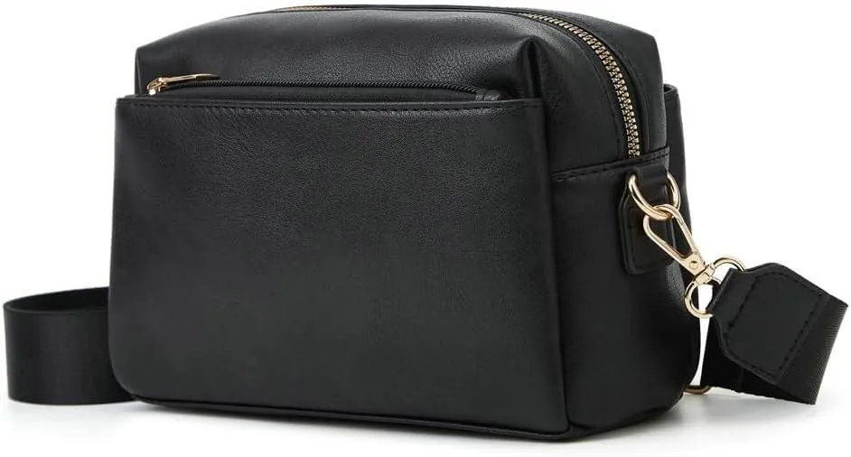 Retro Inspired PU Leather Shoulder & Crossbody Soft Hobo Totes Handbag for Women Fashion Purse with Zipper Satchel