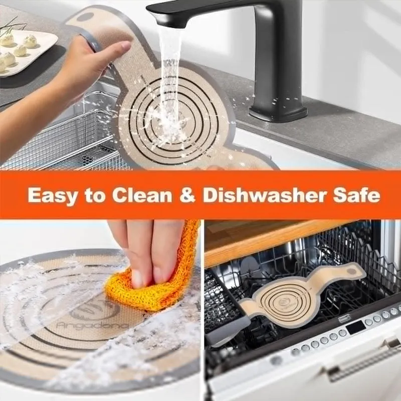 Reusable Non-Stick Silicone Oval & Round Bread Sling Set