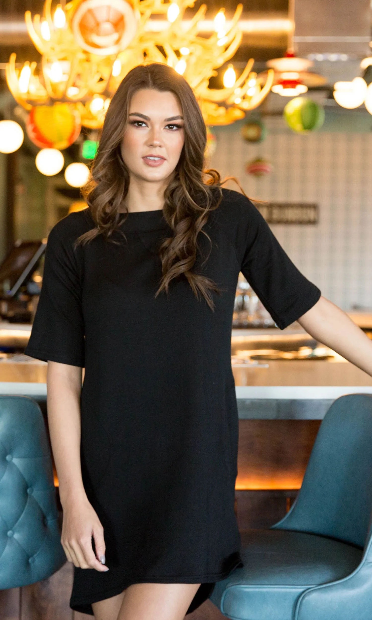 River   Sky Lookout High Low Pocket Dress