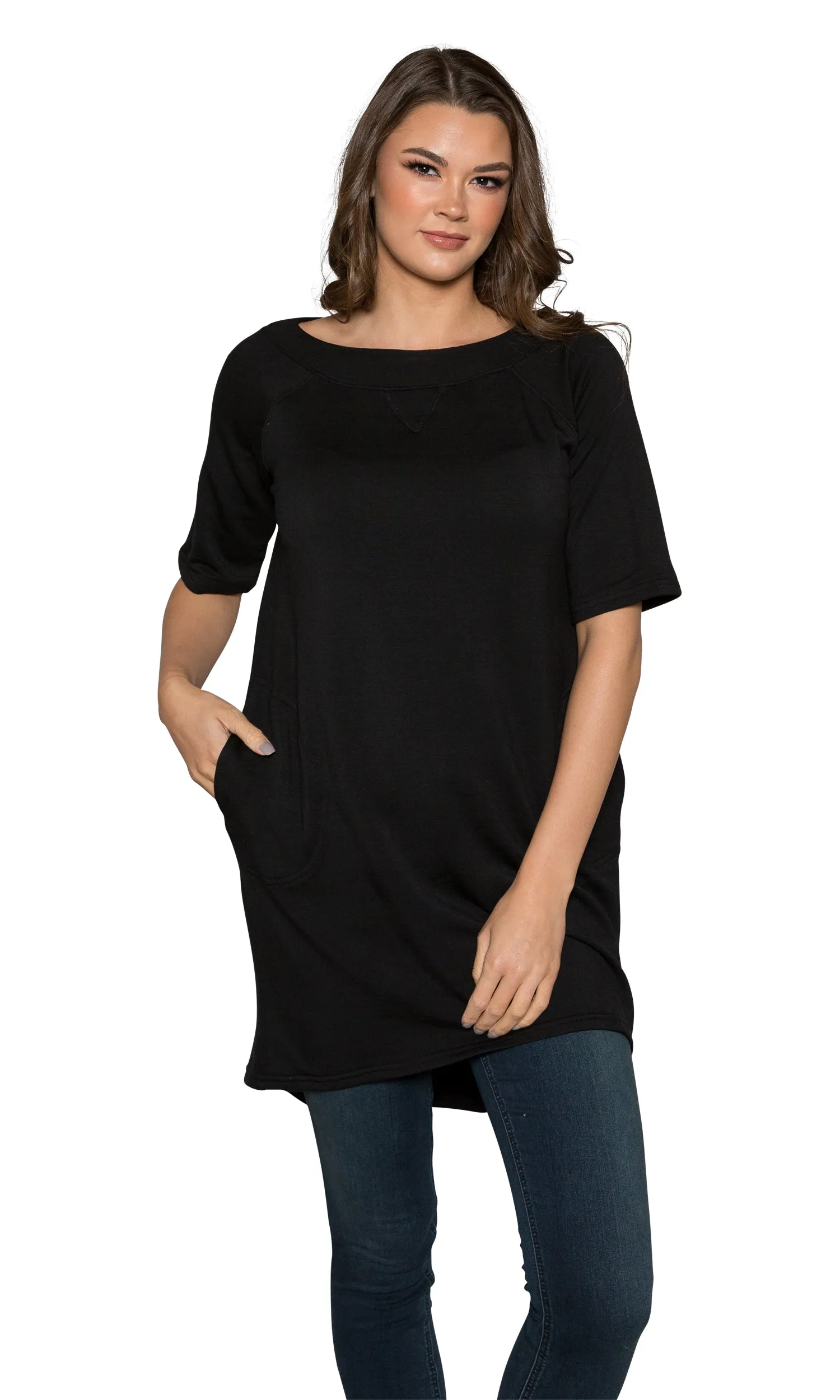 River   Sky Lookout High Low Pocket Dress