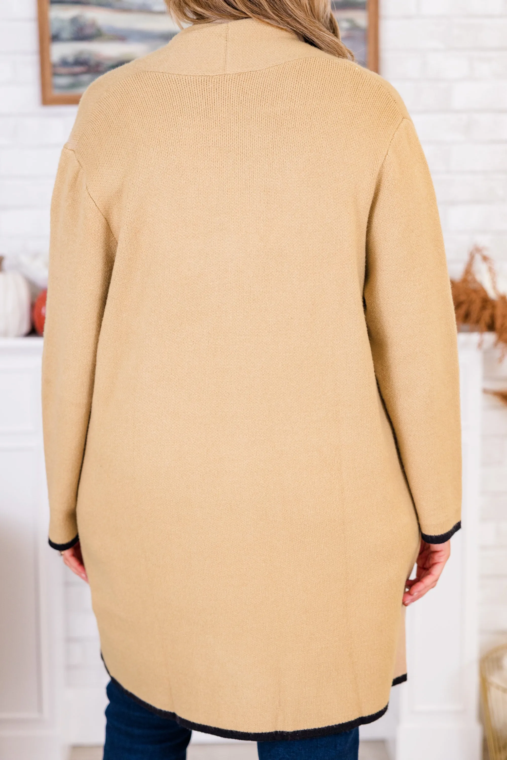 Same Old Me Cardigan, Taupe