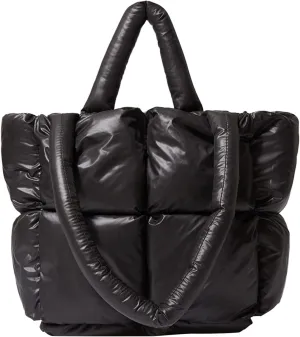 Shoulder Bag for Women Ladies Large Quilted Tote Bag Winter Soft Quilted Shoulder Down Ladies