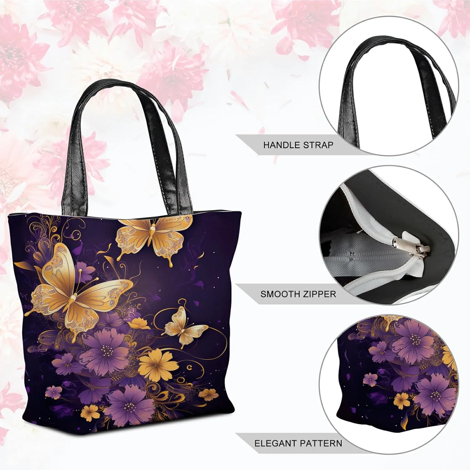 Shoulder Bag for Women, Summer Purses for Women 2024 with Zippers, Leather Purses for Women Trendy
