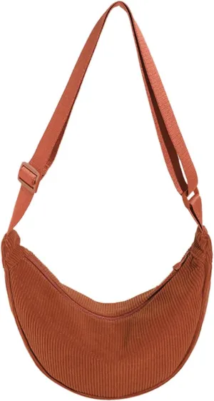 Shoulder Bags for Women Women's Fashion Solid Color Cordulet Crossbody Bag Dumpling Bag Lightweight Underarm Bag