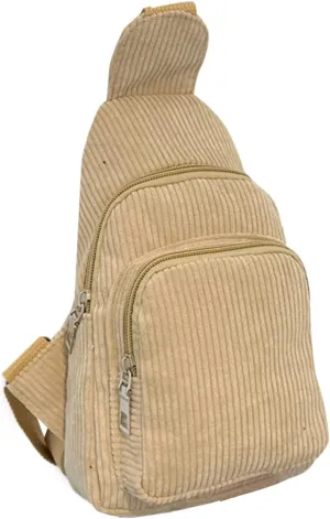 Shoulder Handbags Mini Corduroy Sling Bag Women Shoulder Bag Chest Purse Package