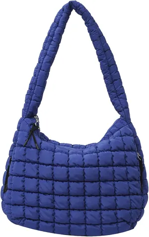 Slouchy Tote Purses Pleated Clouds Bag Fashion Shoulder Tote Dumpling Bag Large Capacity Down Cotton Armpit Women's Bags