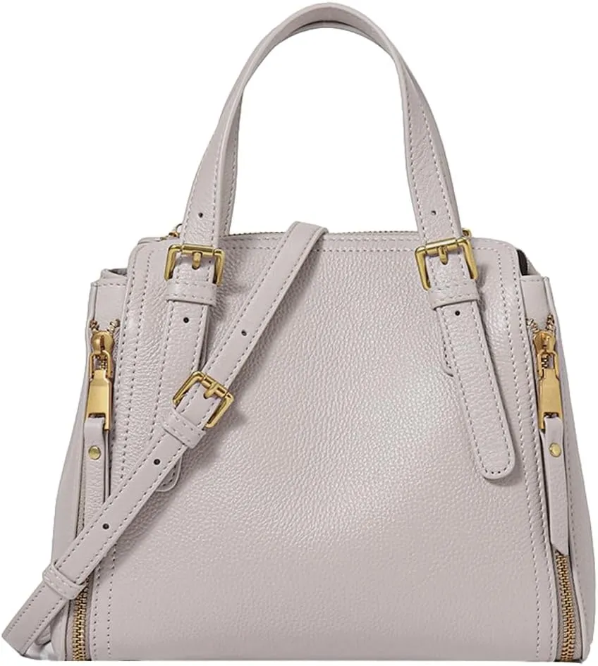 Soft Genuine Leather Handbag Purse for Women Small Crossbody Shoulder Bag Stylish Bucket Zipper Totes Satchels