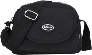 Soft Leather Purses for Women Stadium Crossbody Messenger Bags for Concerts Sporting Events Elegant Sling Bag(Black)