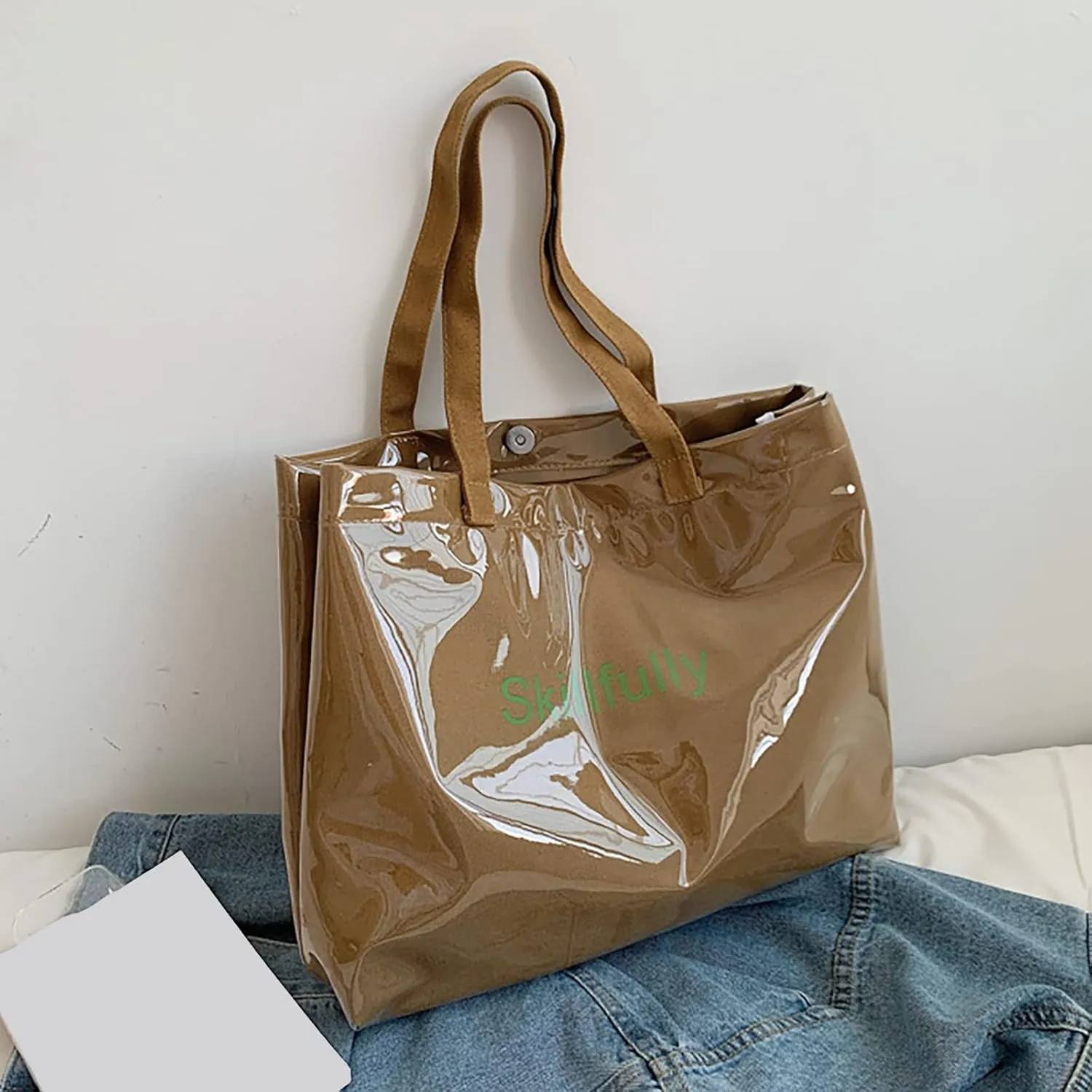 Soft Leather Satchel Bags for Women Western Purse Boho Top Handle Satchel Handbag with Strap Casual Daily Bag(C)