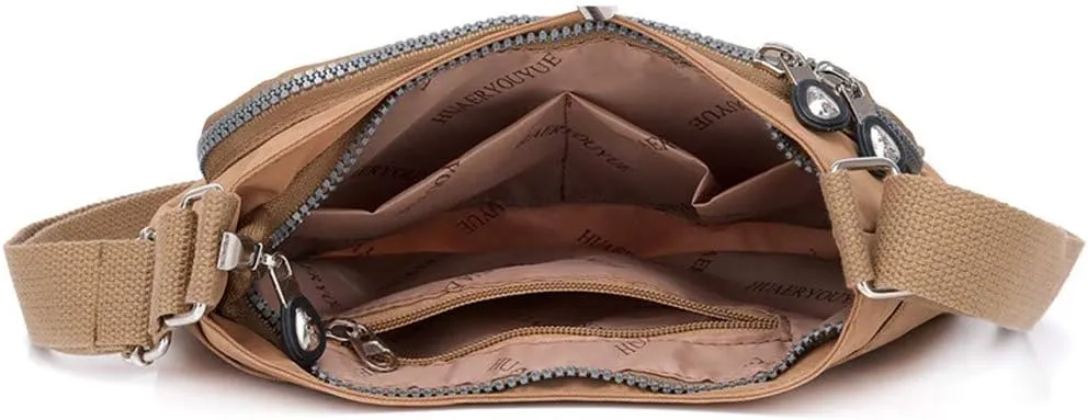 Soft PU Leather Shoulder Bag Handbag Bag Shoulder Shopping Nylon Daily Elegant Women Messenger Bags