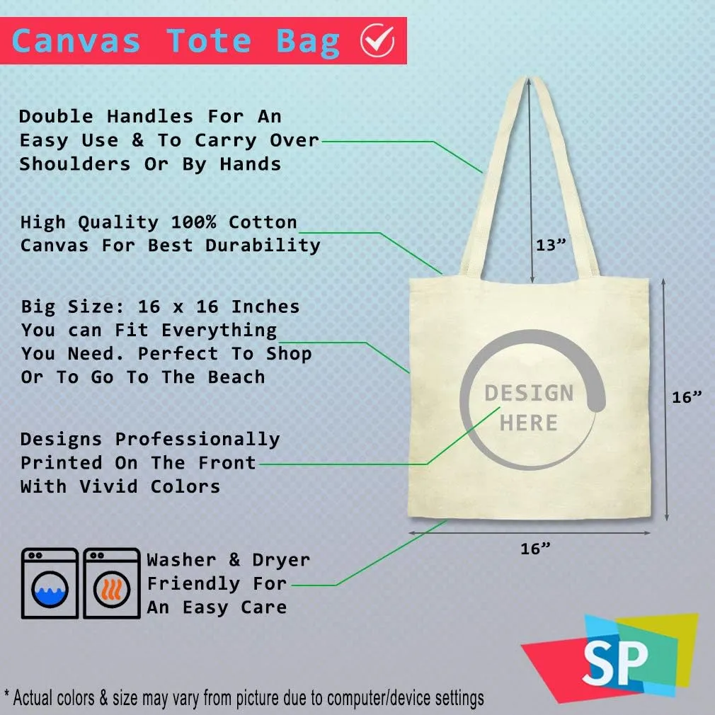 Speedy Pros Canvas Tote Bag for Women Boxing Rocks Sport Boxer Beach Bags for Women