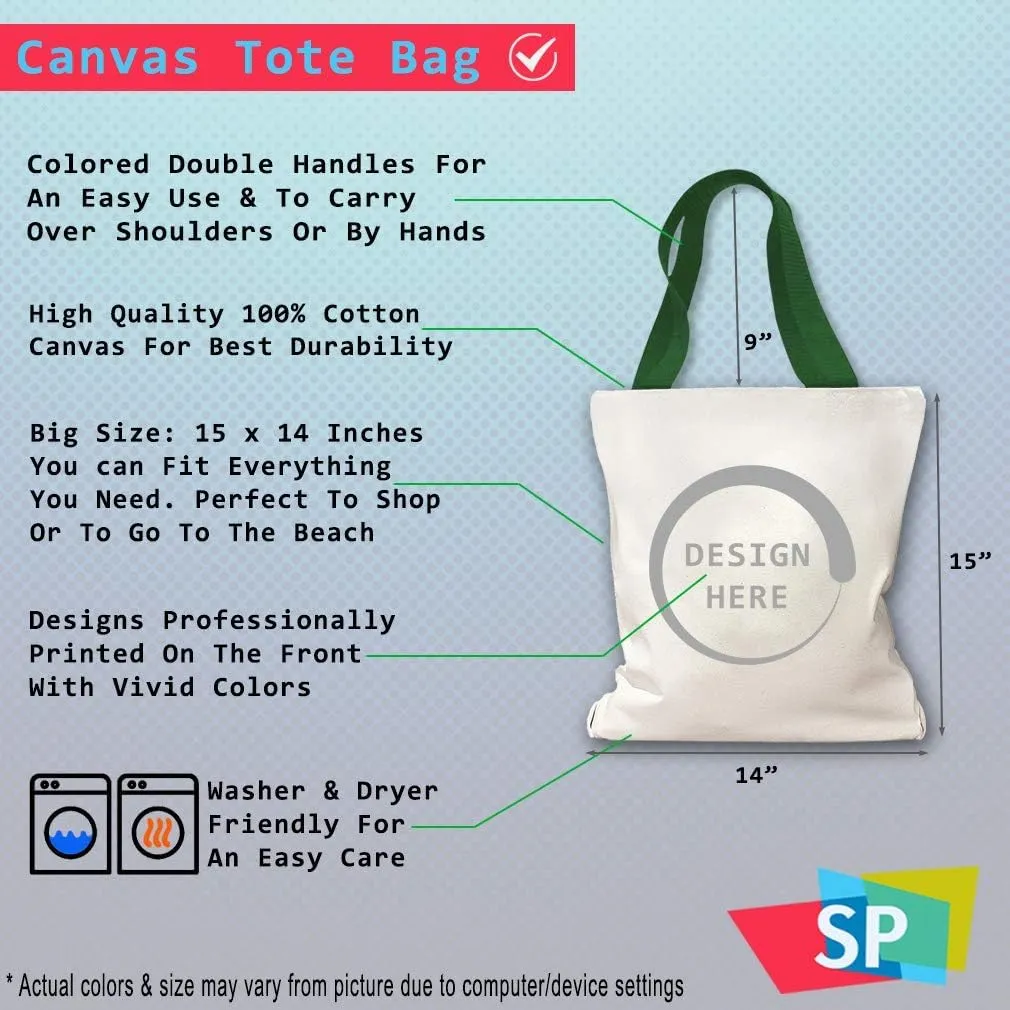 Speedy Pros Canvas Tote Bag for Women Scotland Scottish Rampant Lion Beach Bags for Women