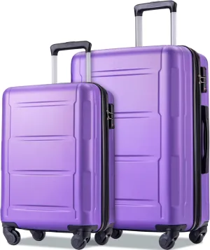 Suitcase Set 2 Piece, ABS Lightweight Hard Shell Luggage Sets, 28 Inch Expandable Luggage Set With Spinner Wheels, TSA Lock Safeguard 3-Digit Lock (20" 28")