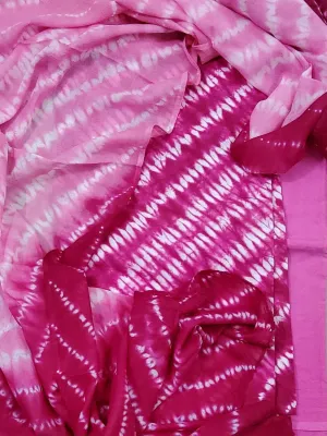 Tie and Dye Cotton Top Dupatta set