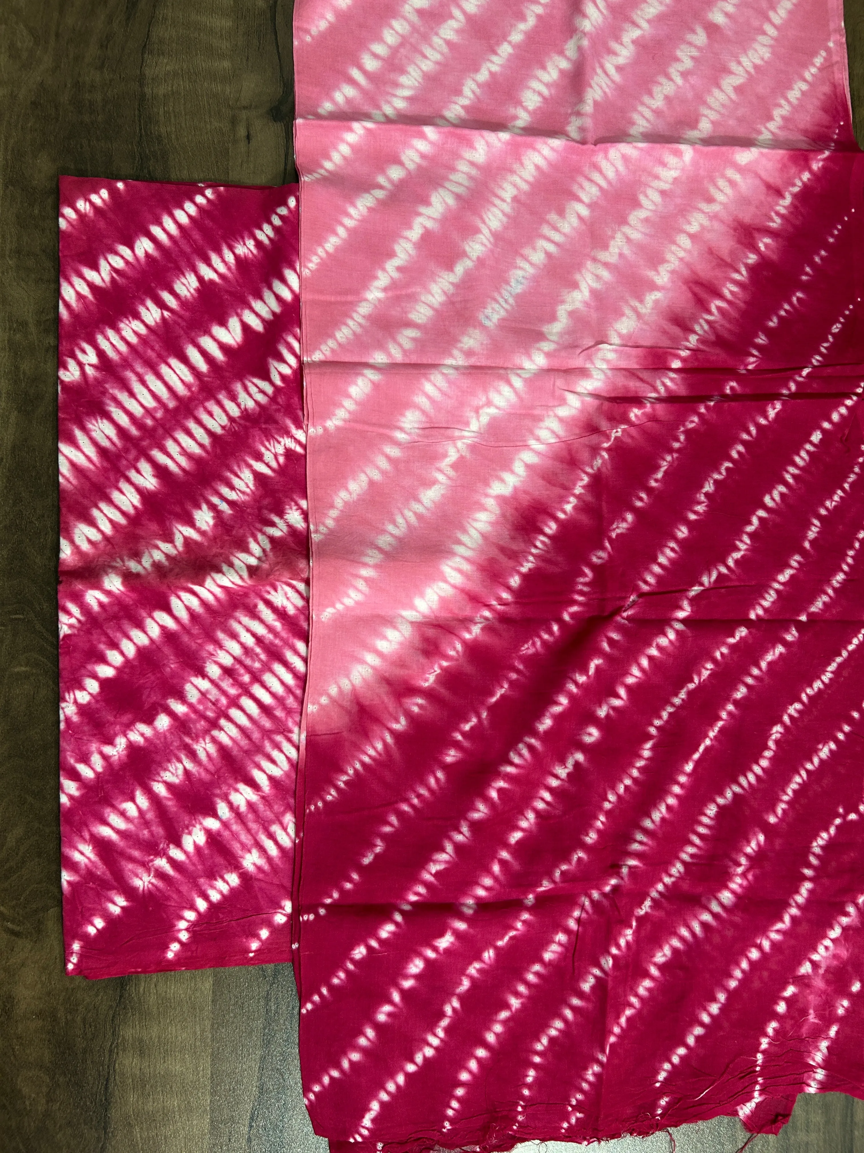 Tie and Dye Cotton Top Dupatta set