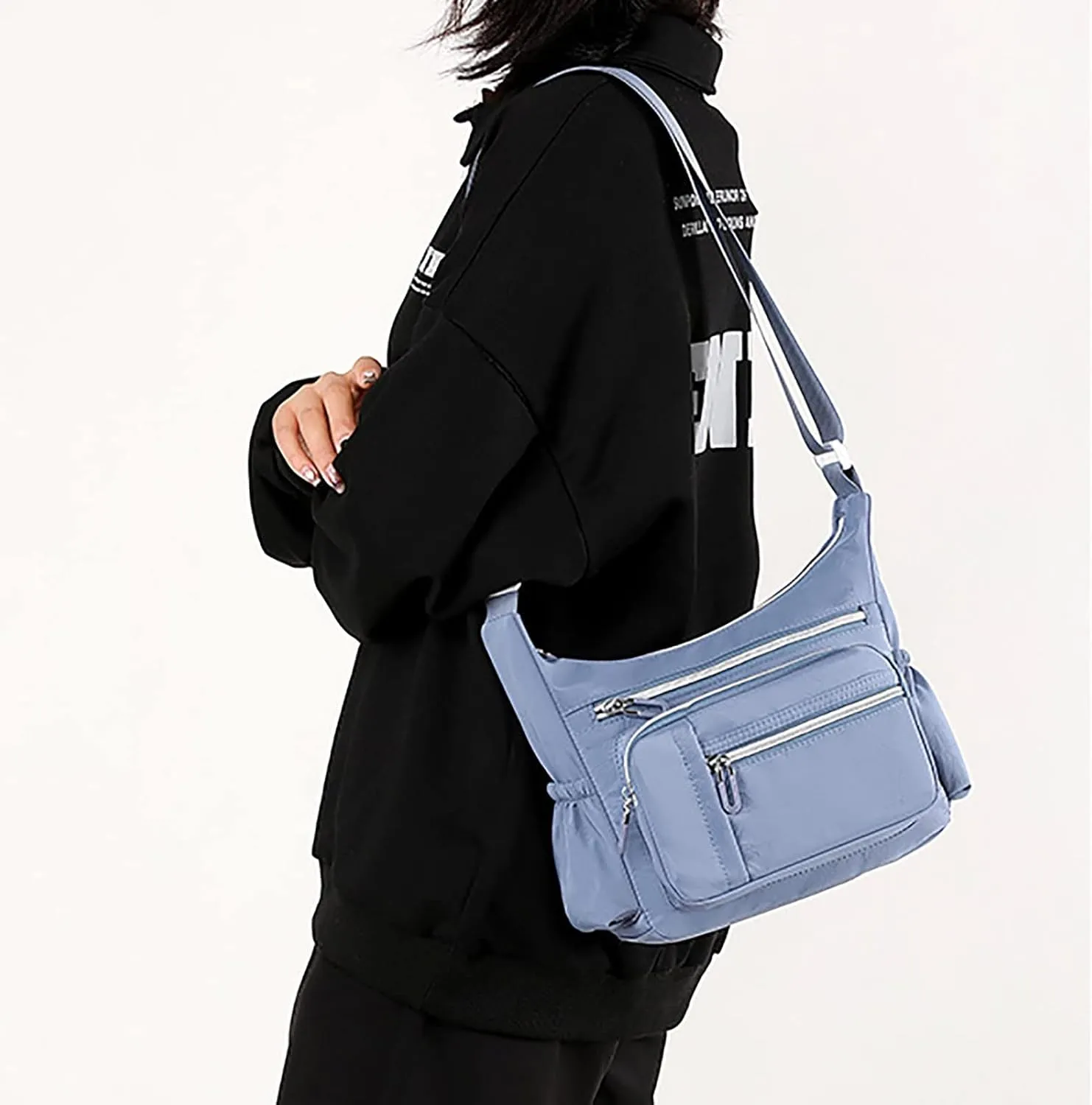 Tote Bag and Wallet Shoulder Shoulder Handbag For Women Roomy Multiple Pockets Bag Ladies Crossbody Purse Fashion