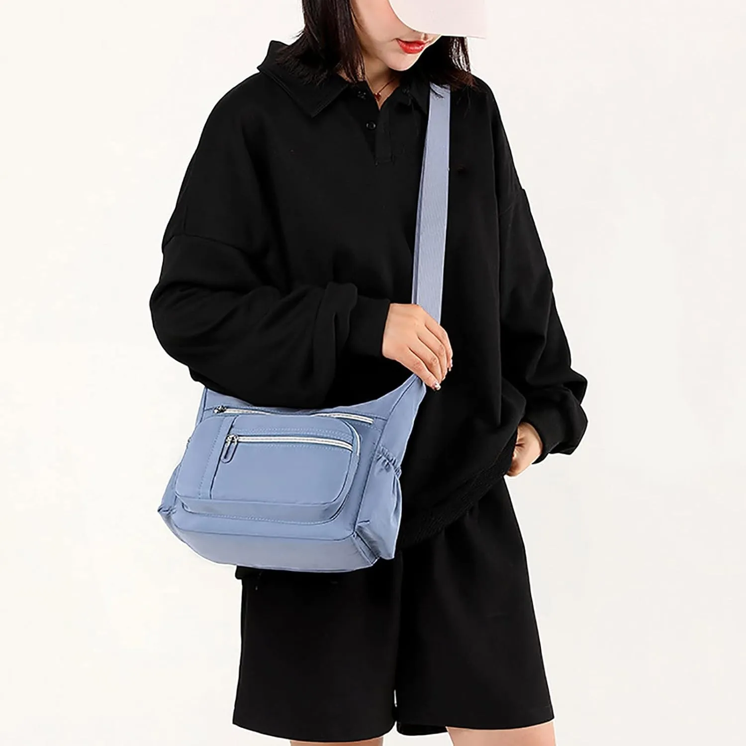 Tote Bag and Wallet Shoulder Shoulder Handbag For Women Roomy Multiple Pockets Bag Ladies Crossbody Purse Fashion