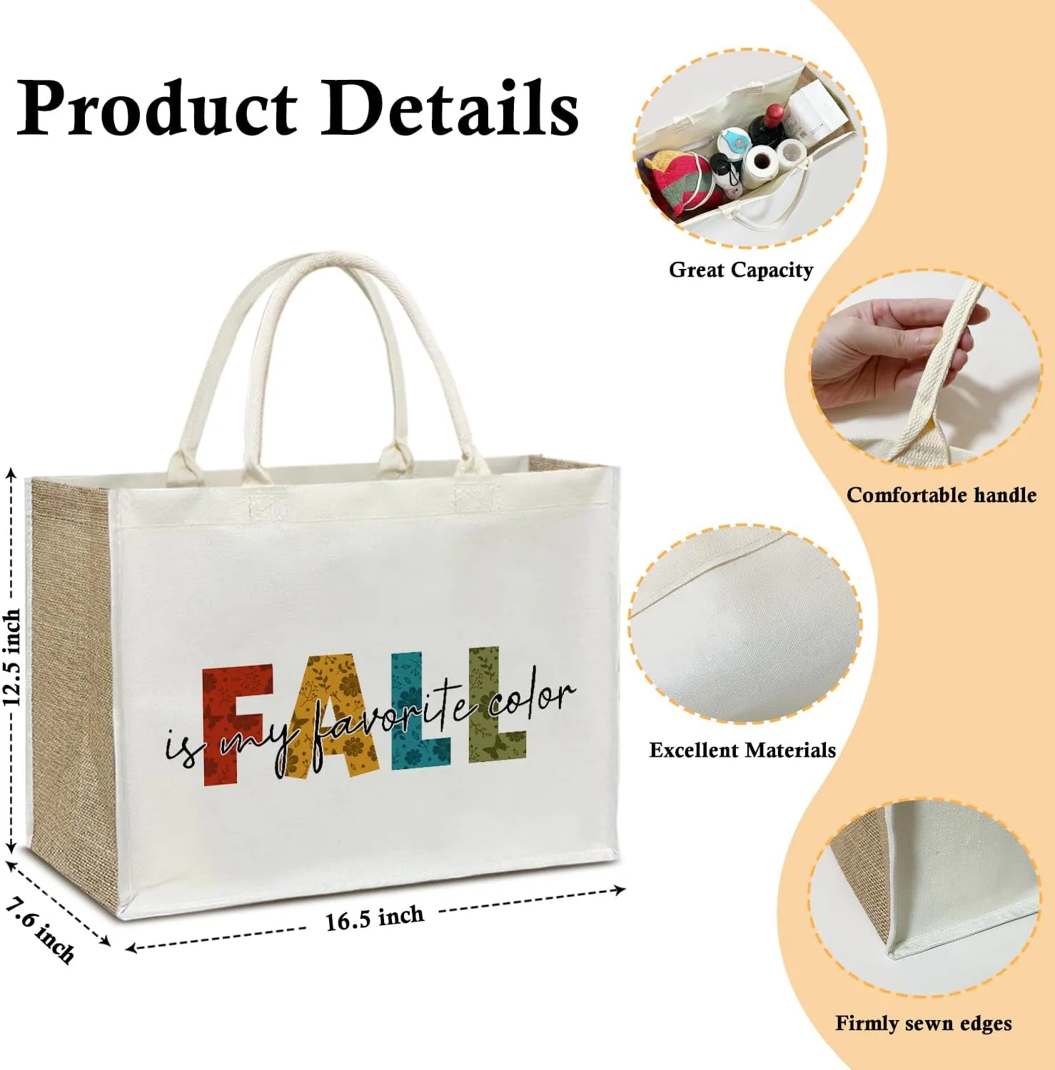 Tote Bag For Women Aesthetic Tote Bag Sturdy Cloth Cotton Totes Bag for Shopping, Grocery - B