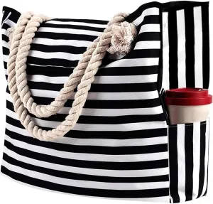 Tote Bag for Women Women's Foreign Trade Multifunctional Single Shoulder Canvas Shopping Bag Leisure Vacation