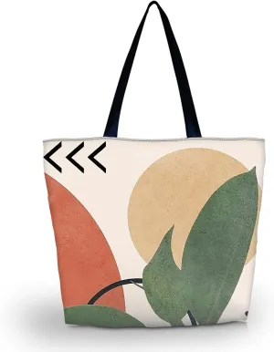 Tote Bags Travel Beach Totes Bag Shopping Zippered for Women Foldable Waterproof Overnight Handbag