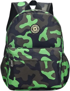 VIDOSCLA Camouflage Backpacks for Preschool Students Schoolbag Boys Bookbag for Kids