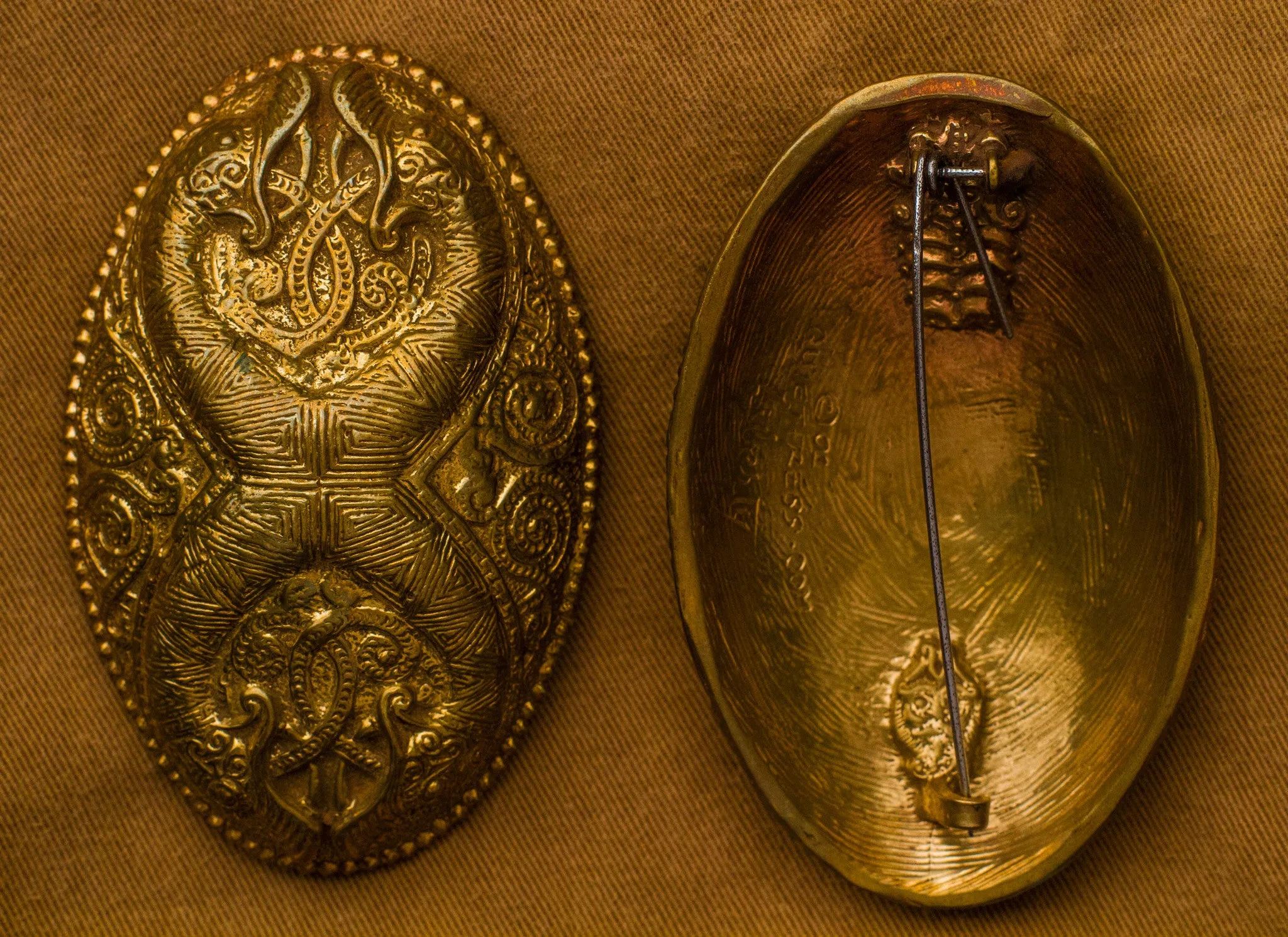 Viking World Beasts Turtle Brooches - TB10