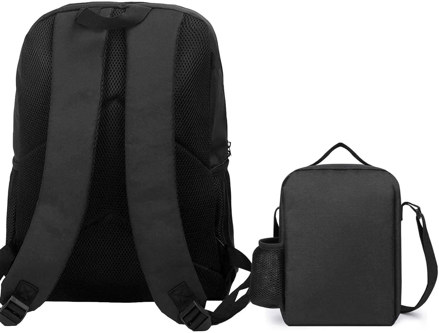 Waygotee Our Lady of Guadalupe Virgin Mary Bookbag Backpack Laptop Travel Bag Unisex for Adult Gifts 17 Inches 3 piece set