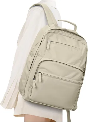 wepadre Backpack For School Women Men School Bag Aesthetic Backpack For College School Backpacks For Teen Girls High School Backpacks With Laptop Compartment Bookbags Bagpack Khaki