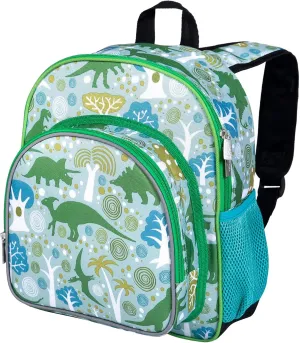 Wildkin 12-inch Kids Backpack  Padded, Adjustable, Ideal for Daycare & Travel - Dinomite Dinosaurs