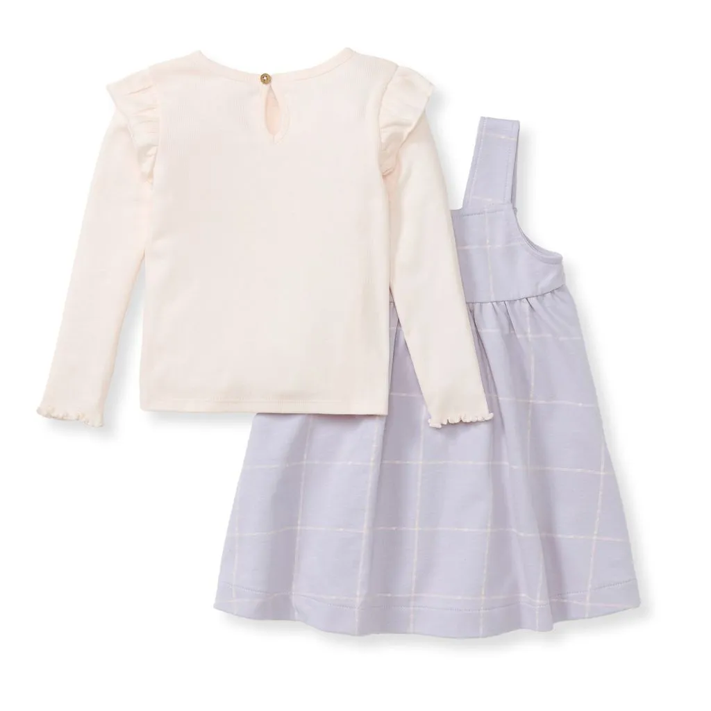 Window Plaid Shirt and Dress Set