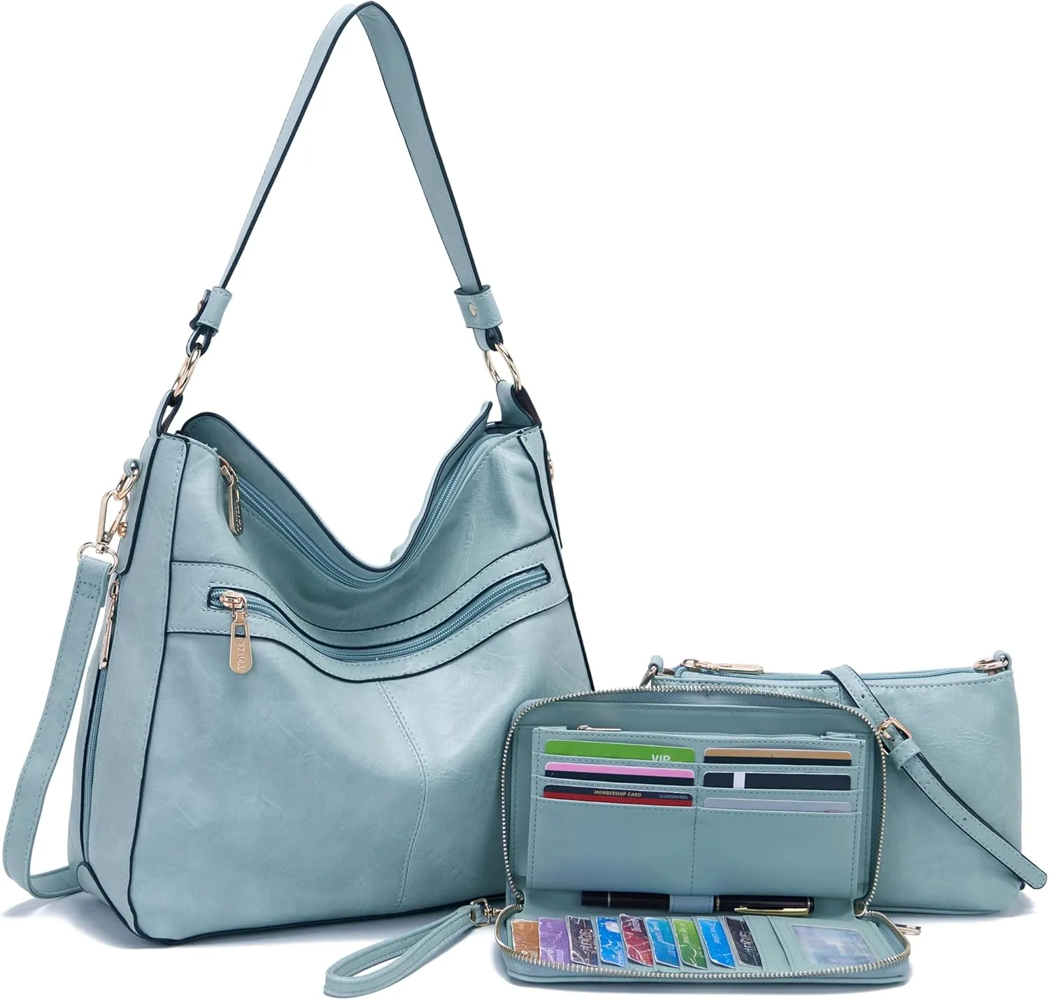 Women Large Crossbody Bags Ladies Satchel Shoulder Handbags Purse and Wallet Set for Women Totes Hobo Purses