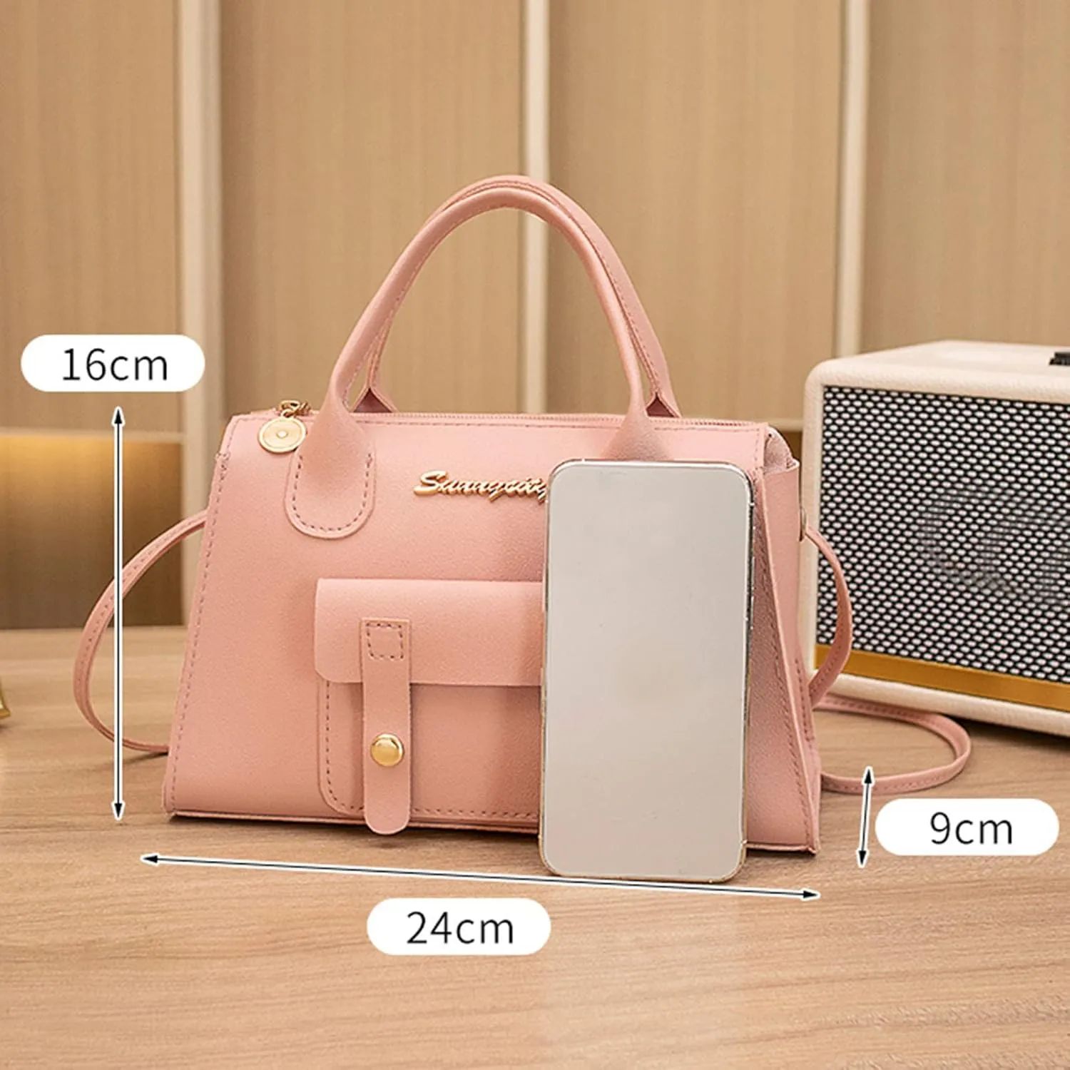 Women Messenger Bags Fashion New Pattern Solid Simple Handbag Shoulder Bag Purpose High Capacity (Green, One Size)