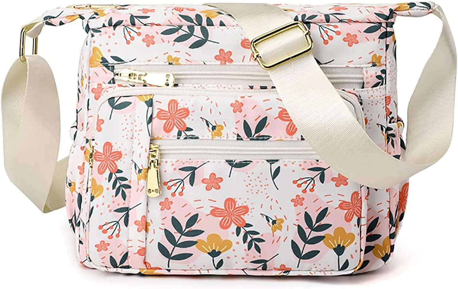 Women Shoulder Handbag Roomy Multiple Pockets Bags For Ladies Crossbody Purse Fashion Tote Top Handle (F, One Size)