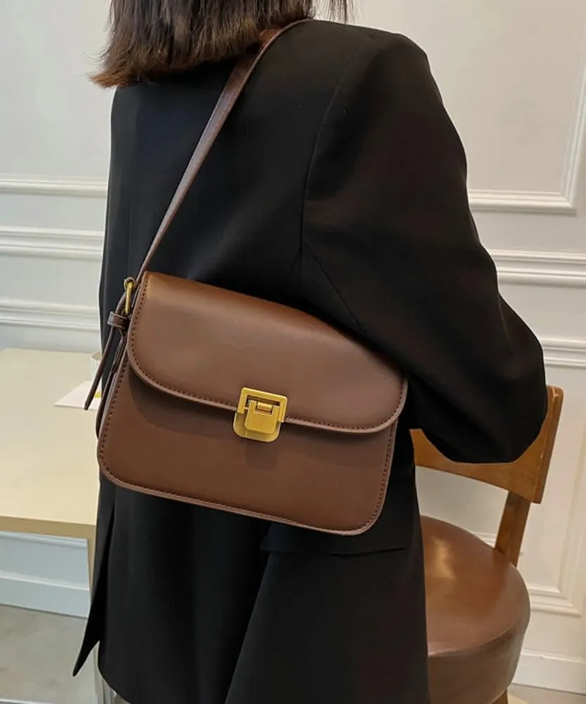Women's Crossbody Bag PU Leather Shoulder Bag Hobo Handbag Purse Top Handle Satchels Small Totes