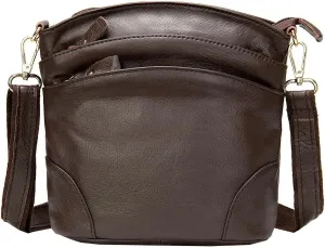 Women's Genuine Leather Handbags Hobo Bag Bucket Totes Fashion Shoulder Crossbody Bag Satchel Work Purse