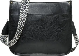 Women's Hobo Bag PU Leather Shoulder Crossbody Bag Large Handbag Vegan Leather Totes Trendy Purse Satchels