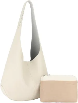 Women's Leather Large-capacity Shoulder Crossbody Bag Totes Hobo Versatile Bucket Bag Handbag Underarm Chic Stylish Luxury