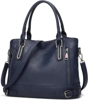 Womens Retro Leather Tote Casual Hobo Bag Purses Fashion Handbags Satchel Shoulder Crossbody Bags Messenger Bag Totes
