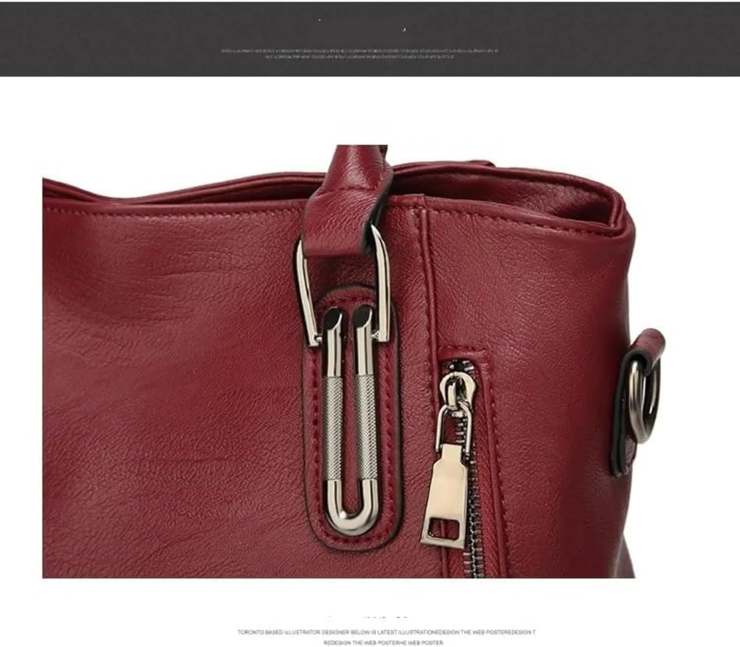 Womens Retro Leather Tote Casual Hobo Bag Purses Fashion Handbags Satchel Shoulder Crossbody Bags Messenger Bag Totes