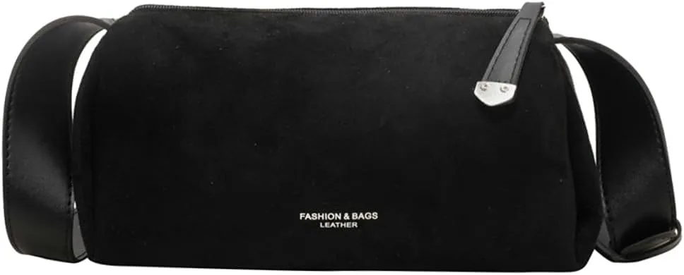 Women's Retro Shoulder Bag Totes Handbag Suede Bucket Underarm Purse Satchel Travel Winter Fall 2024